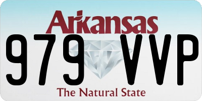 AR license plate 979VVP