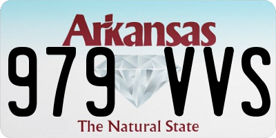 AR license plate 979VVS