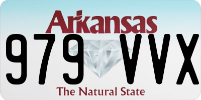 AR license plate 979VVX