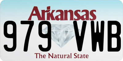 AR license plate 979VWB