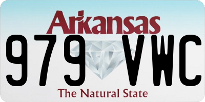 AR license plate 979VWC