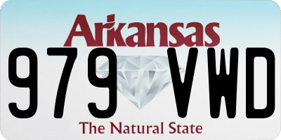 AR license plate 979VWD