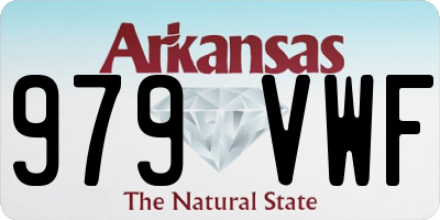 AR license plate 979VWF