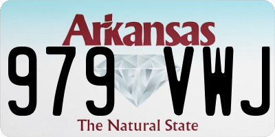 AR license plate 979VWJ
