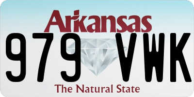 AR license plate 979VWK
