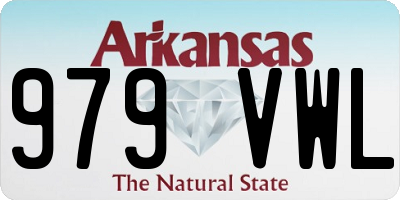 AR license plate 979VWL