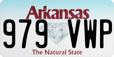 AR license plate 979VWP