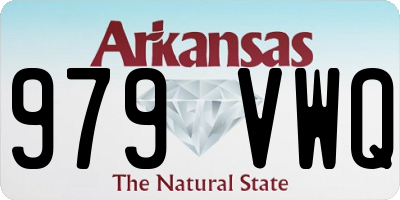 AR license plate 979VWQ