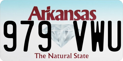 AR license plate 979VWU