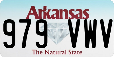 AR license plate 979VWV