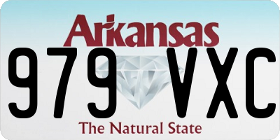 AR license plate 979VXC