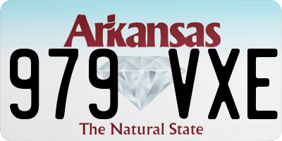 AR license plate 979VXE