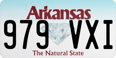 AR license plate 979VXI