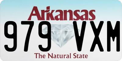 AR license plate 979VXM