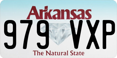 AR license plate 979VXP