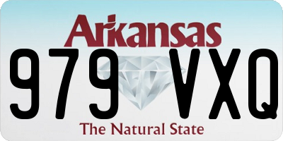 AR license plate 979VXQ