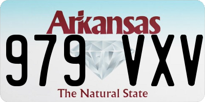 AR license plate 979VXV