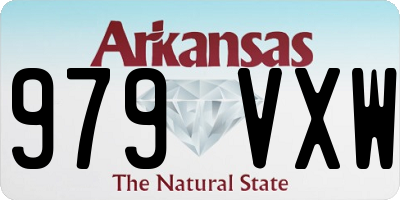 AR license plate 979VXW
