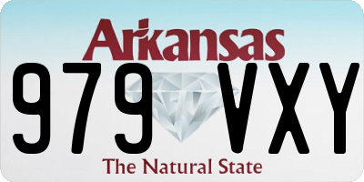 AR license plate 979VXY