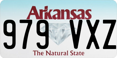 AR license plate 979VXZ