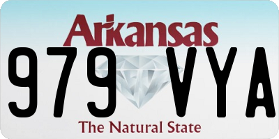 AR license plate 979VYA