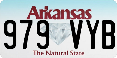 AR license plate 979VYB