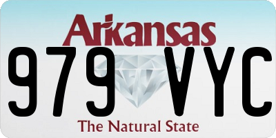 AR license plate 979VYC