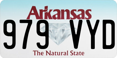 AR license plate 979VYD