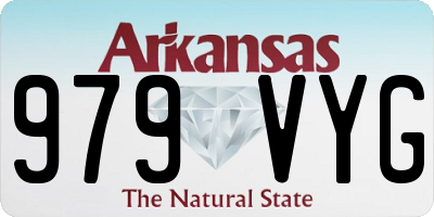 AR license plate 979VYG