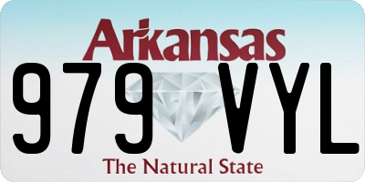 AR license plate 979VYL