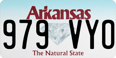AR license plate 979VYO