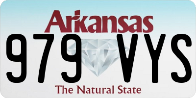 AR license plate 979VYS