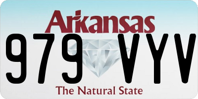 AR license plate 979VYV