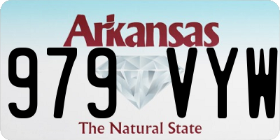AR license plate 979VYW