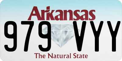 AR license plate 979VYY