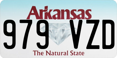 AR license plate 979VZD
