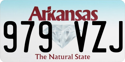 AR license plate 979VZJ
