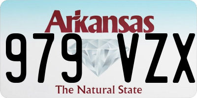 AR license plate 979VZX