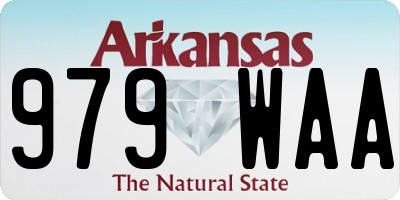 AR license plate 979WAA