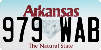 AR license plate 979WAB