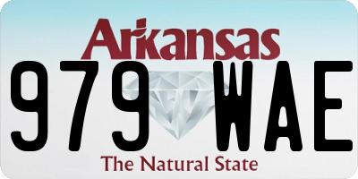 AR license plate 979WAE