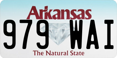AR license plate 979WAI