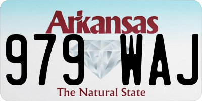 AR license plate 979WAJ