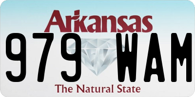 AR license plate 979WAM