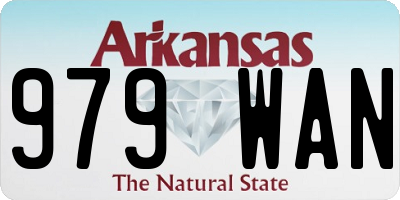 AR license plate 979WAN