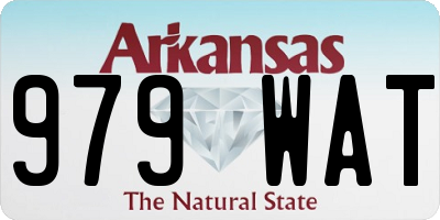 AR license plate 979WAT