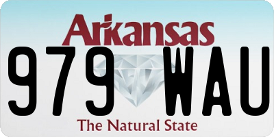 AR license plate 979WAU
