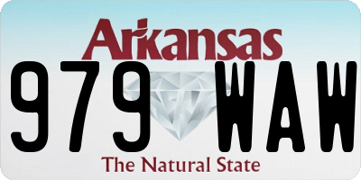 AR license plate 979WAW
