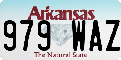 AR license plate 979WAZ