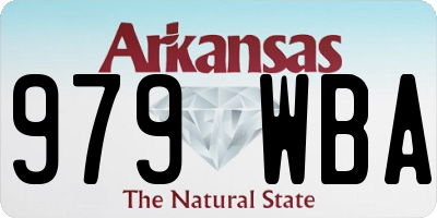 AR license plate 979WBA